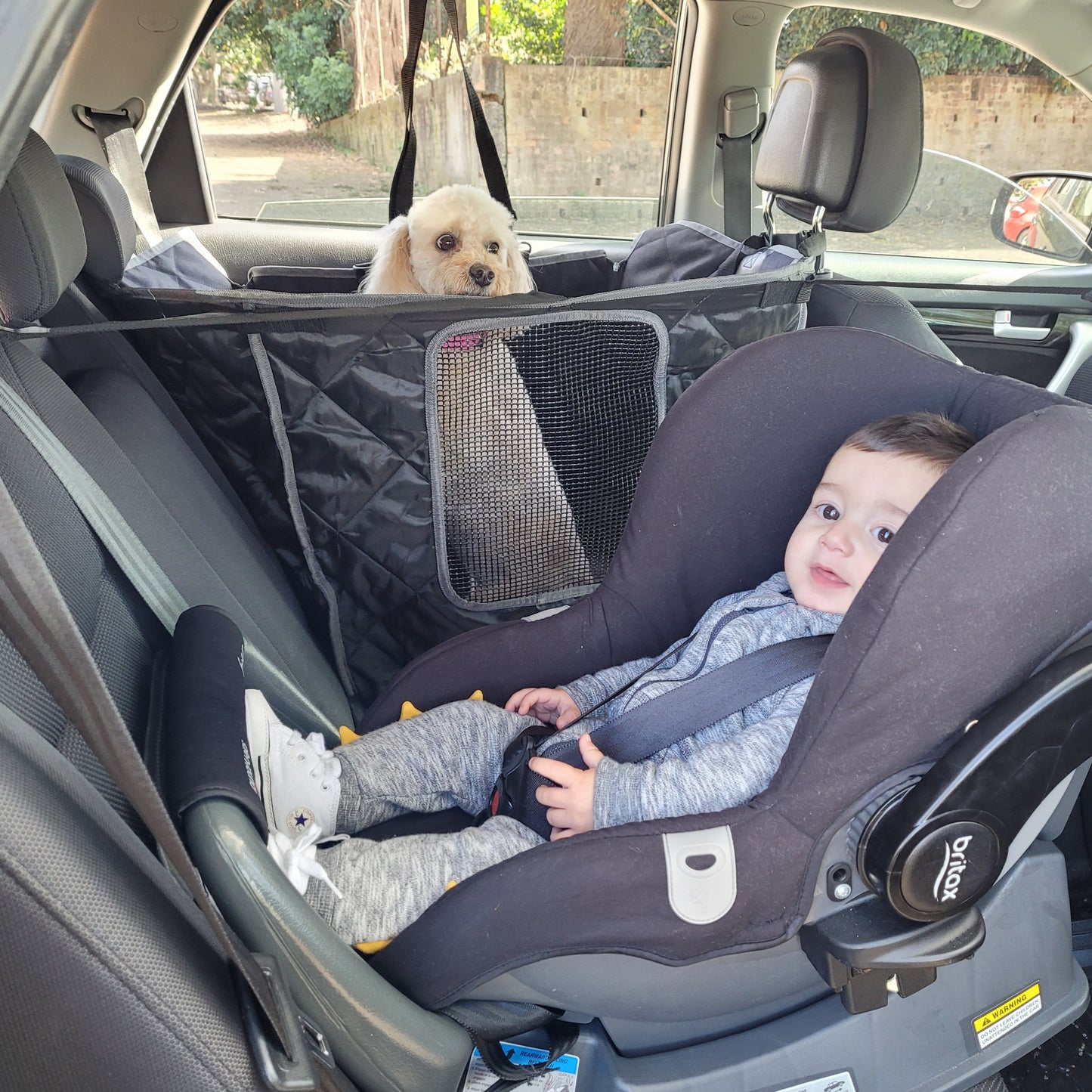 Furdelity Original Half Car Seat Cover - Single Seat Dog Hammock.
