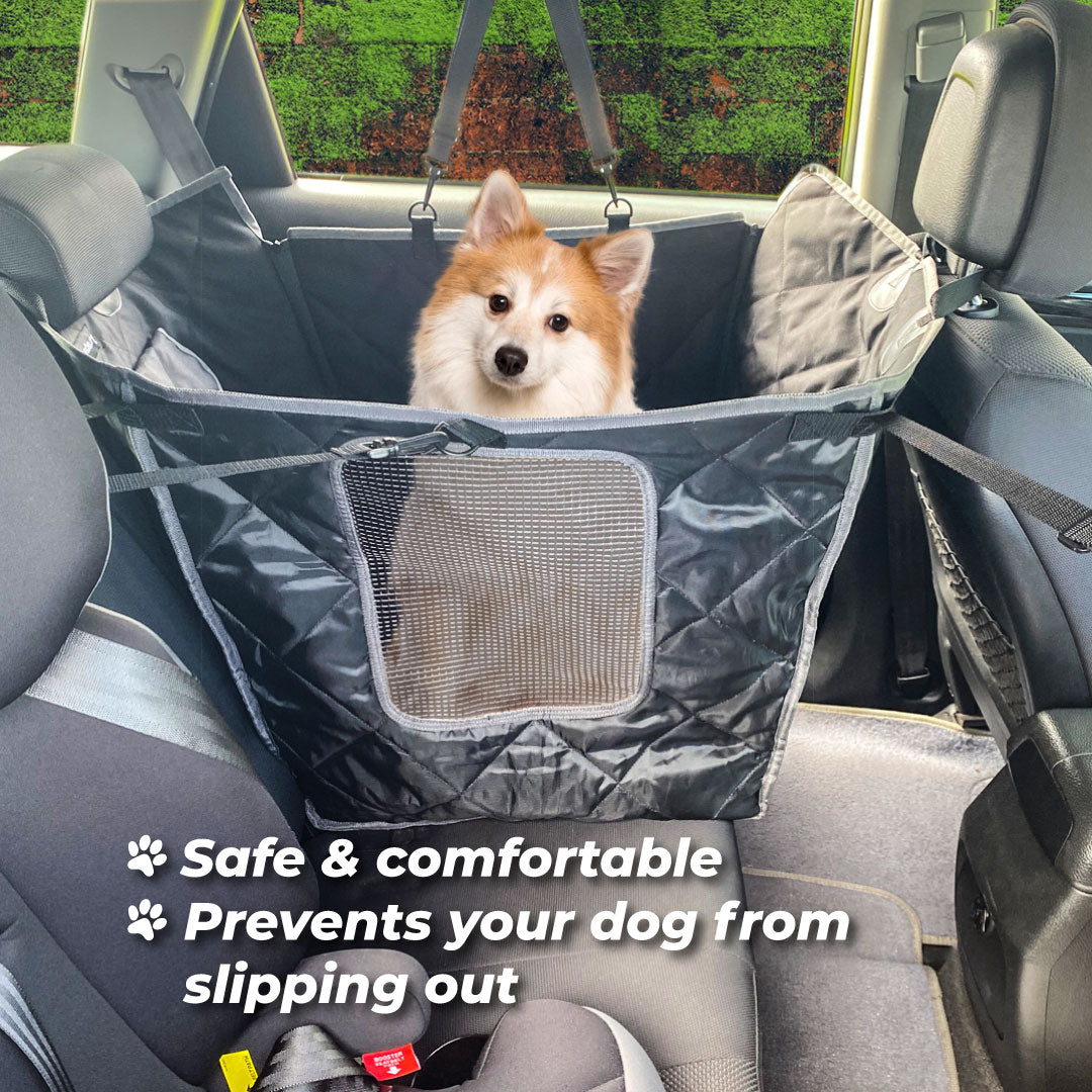 Furdelity Original Half Car Seat Cover - Single Seat Dog Hammock.