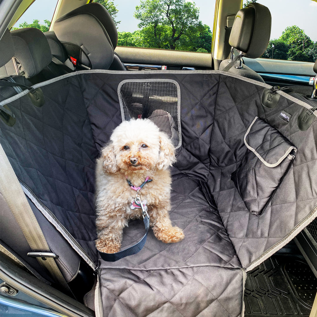 Furdelity Original Half Car Seat Cover - Single Seat Dog Hammock.